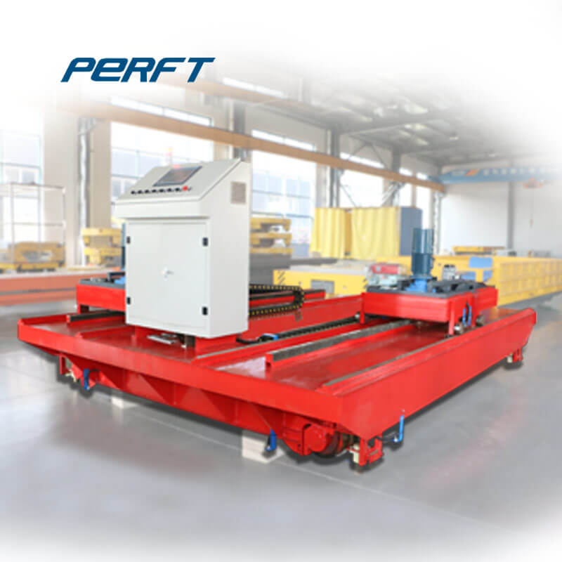 Industry Motorized Transport Vehicle Transfer Cart Rail Transfer Trolley